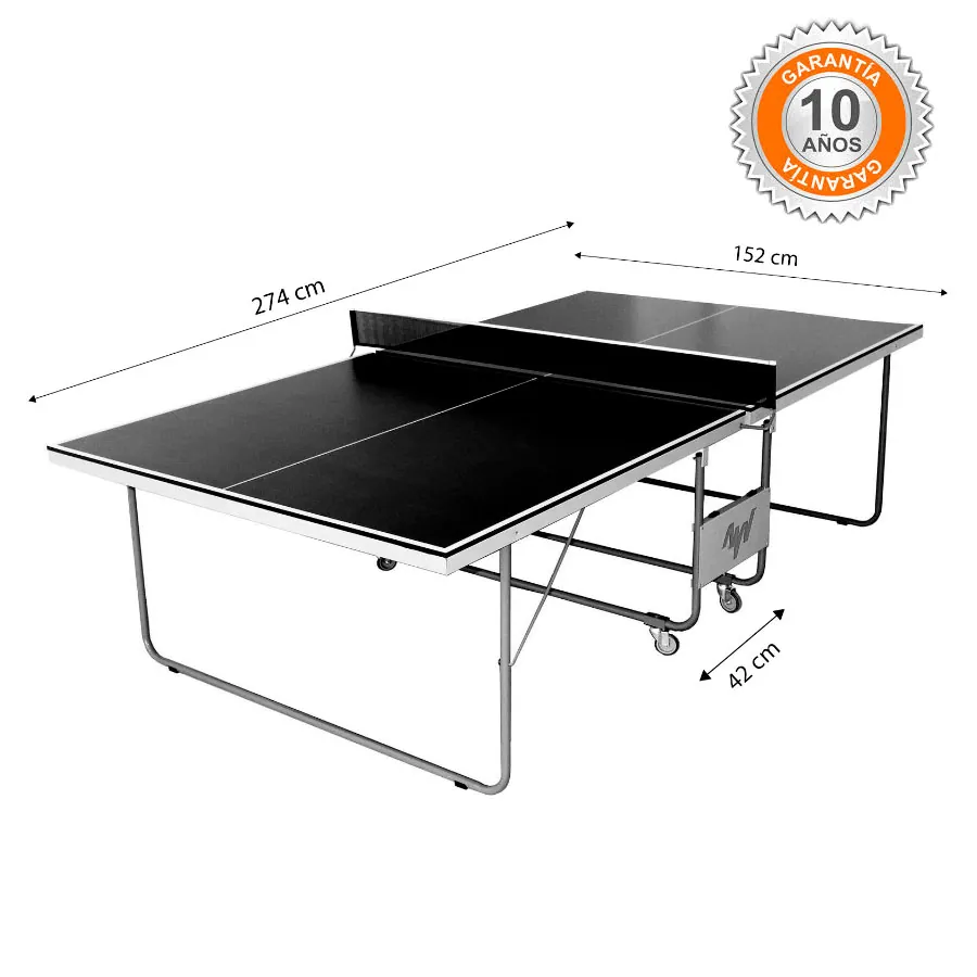 Mesa de ping pong Gladiator con sello de 10 años de garantía
