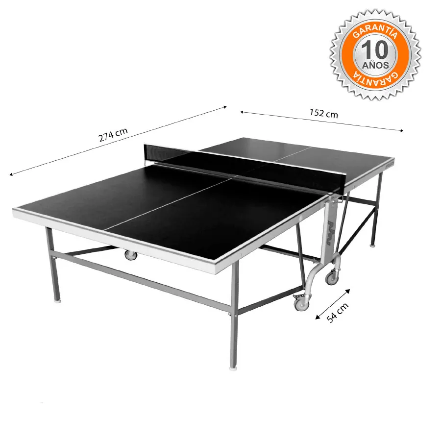Mesa de ping pong Máxima con sello de 10 años de garantía
