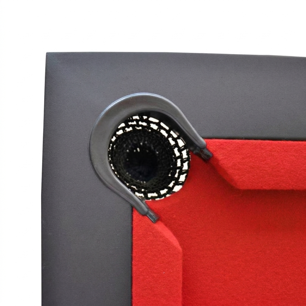 Mesa de Pool multifuncional BlackSteel®Paño Rojo - Imagen 7